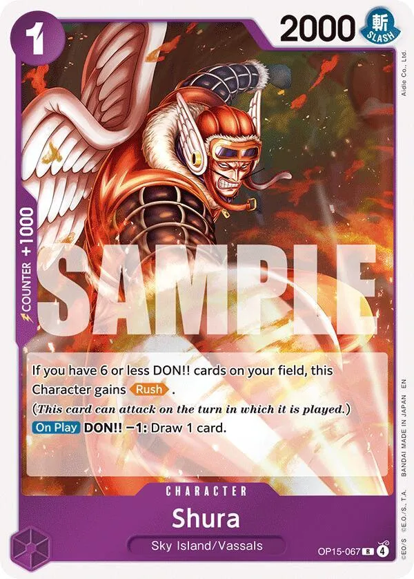 Shura — Adventure on Kami's Island — One Piece Card Game