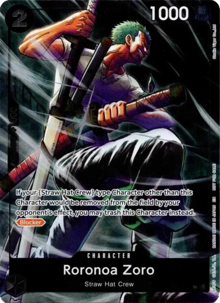 Roronoa Zoro (OP15-094) (Dash Pack) — Adventure on Kami's Island — One Piece Card Game