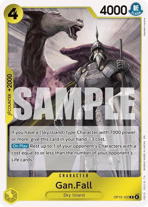 Gan.Fall — Adventure on Kami's Island — One Piece Card Game