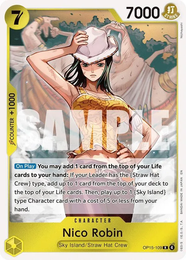 Nico Robin (OP15-109) — Adventure on Kami's Island — One Piece Card Game