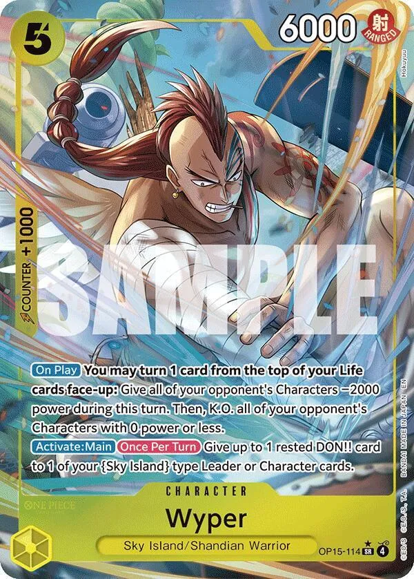 Wyper (OP15-114) — Adventure on Kami's Island — One Piece Card Game