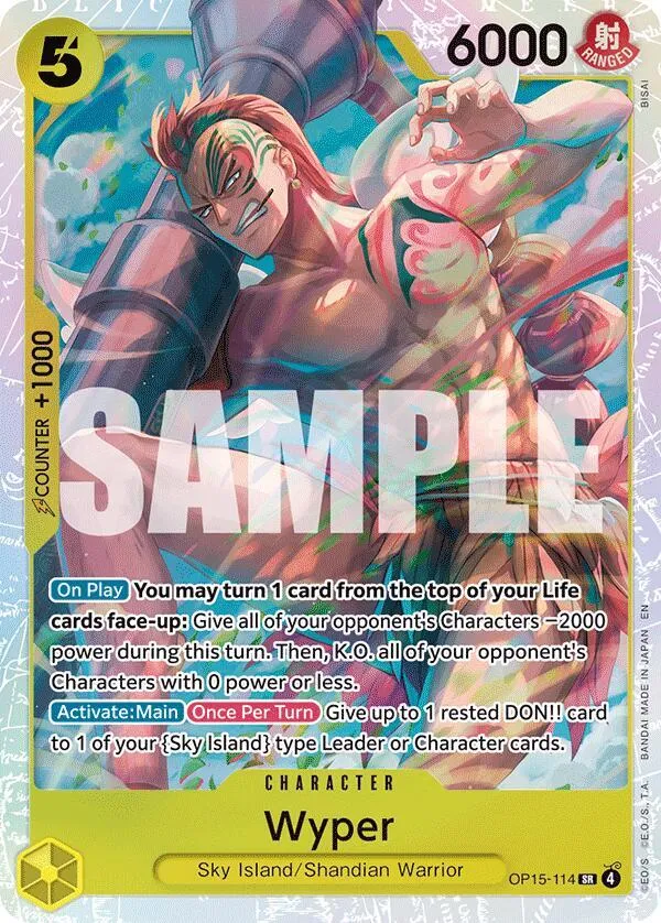 Wyper — Adventure on Kami's Island — One Piece Card Game