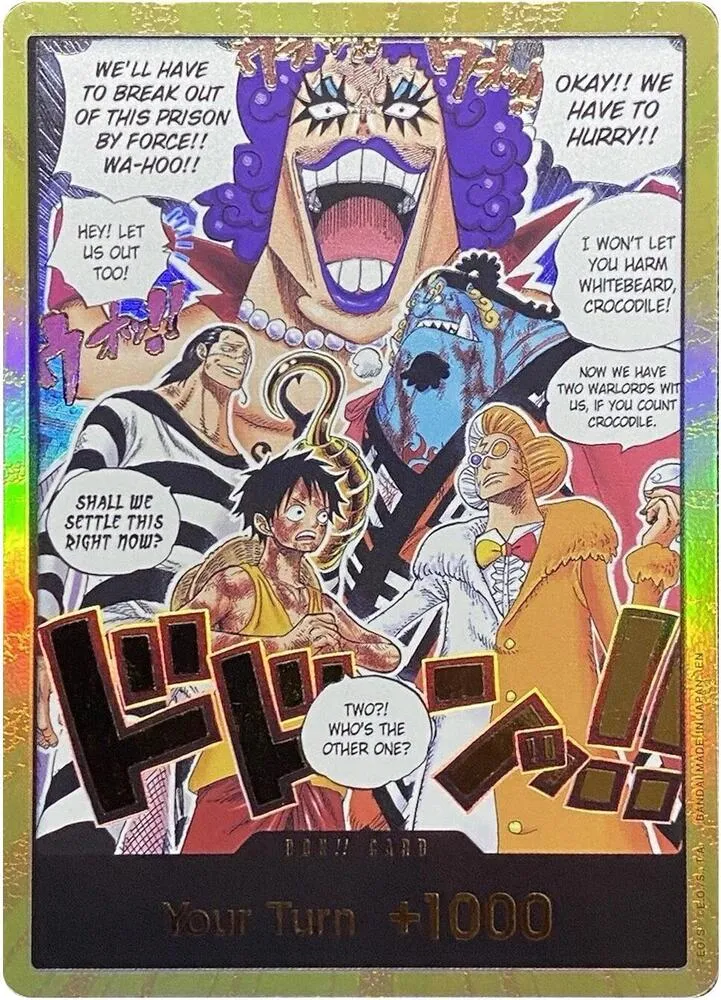 DON!! Card (Alternate Art) (Gold) — The Time of Battle — One Piece Card Game