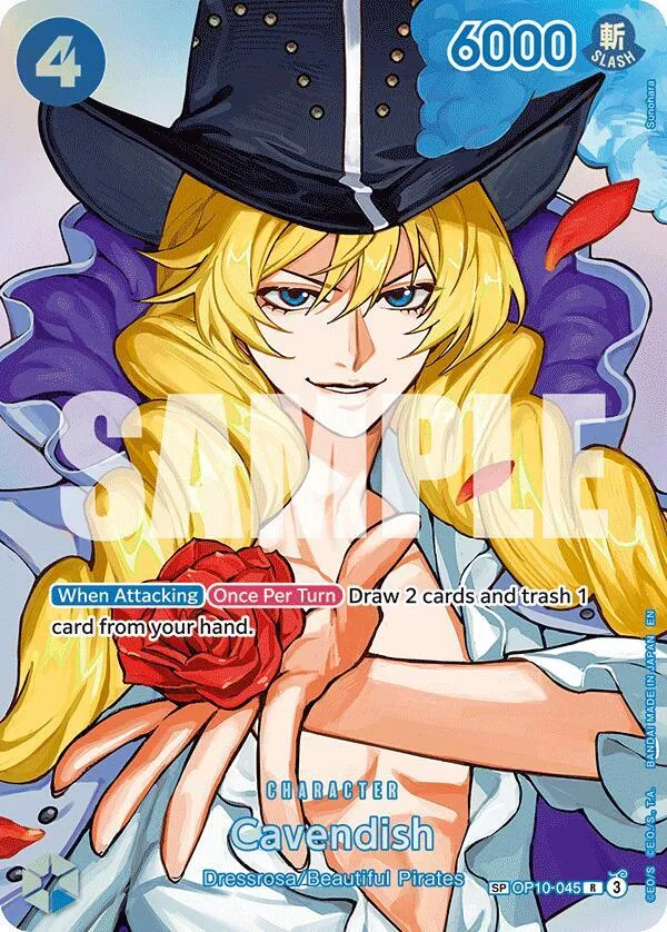 Cavendish (SP) — The Time of Battle — One Piece Card Game