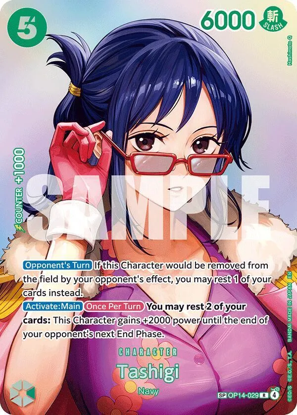 Tashigi (SP) from The Time of Battle - One Piece Card Game