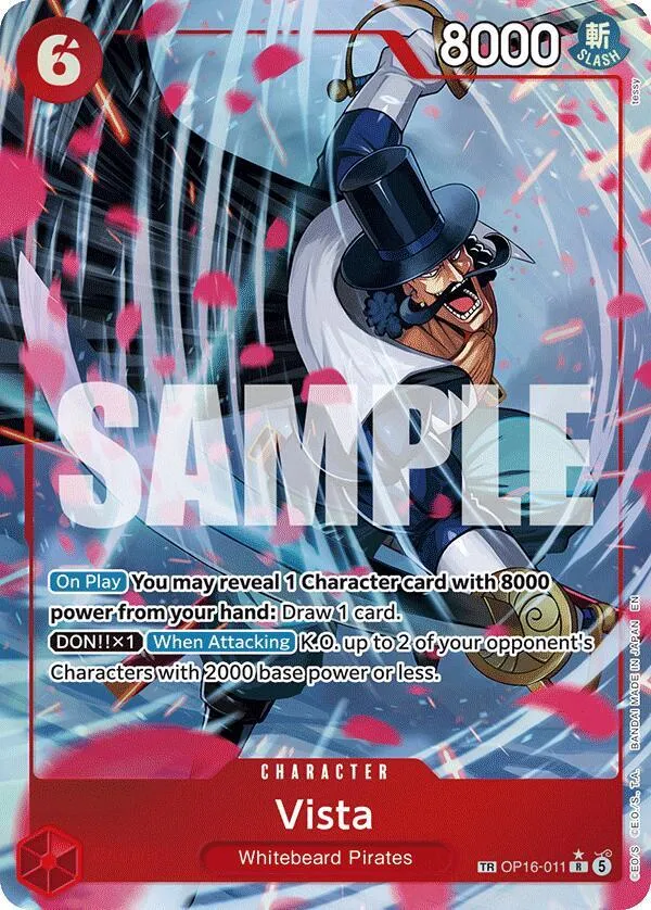 Vista (TR) — The Time of Battle — One Piece Card Game
