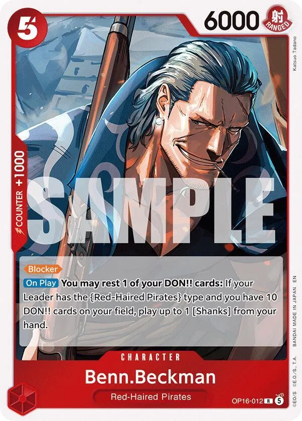 Benn.Beckman — The Time of Battle — One Piece Card Game