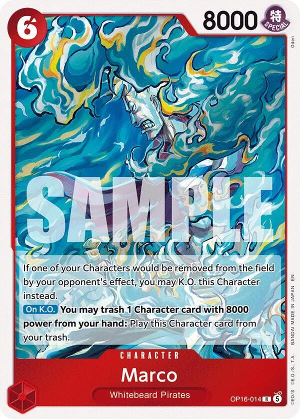 Marco — The Time of Battle — One Piece Card Game