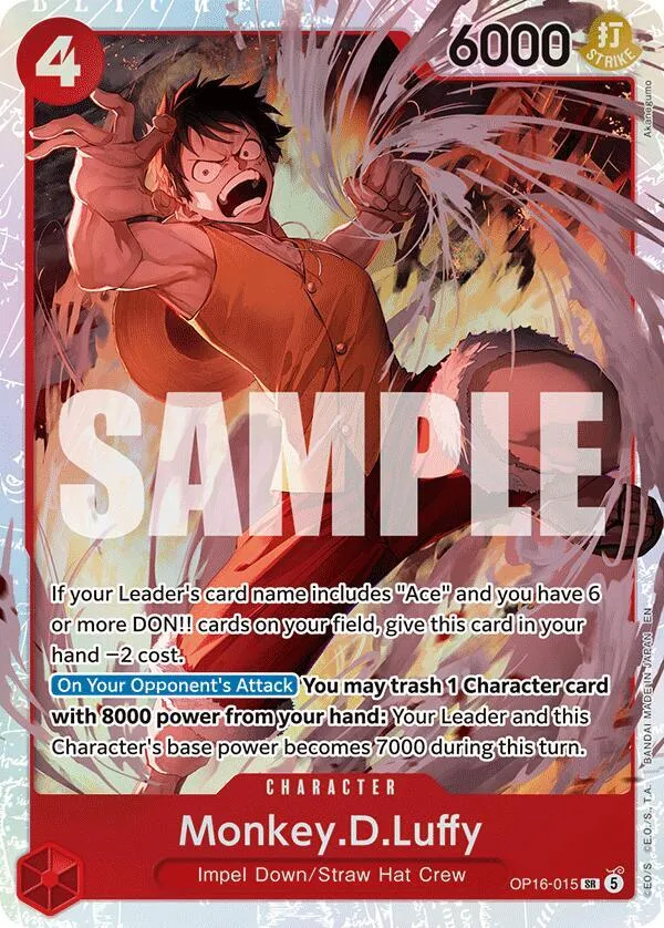 Monkey.D.Luffy — The Time of Battle — One Piece Card Game