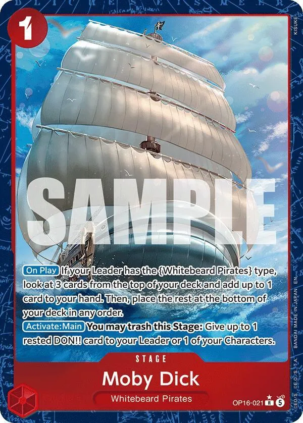 Moby Dick (Alternate Art) — The Time of Battle — One Piece Card Game