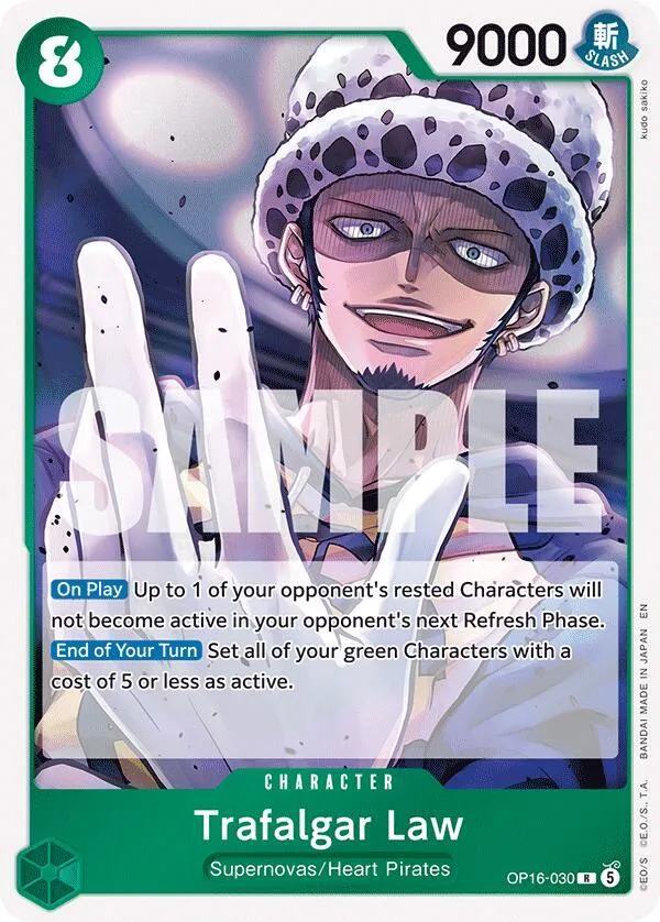 Trafalgar Law (030) — The Time of Battle — One Piece Card Game