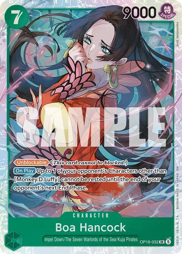 Boa Hancock — The Time of Battle — One Piece Card Game