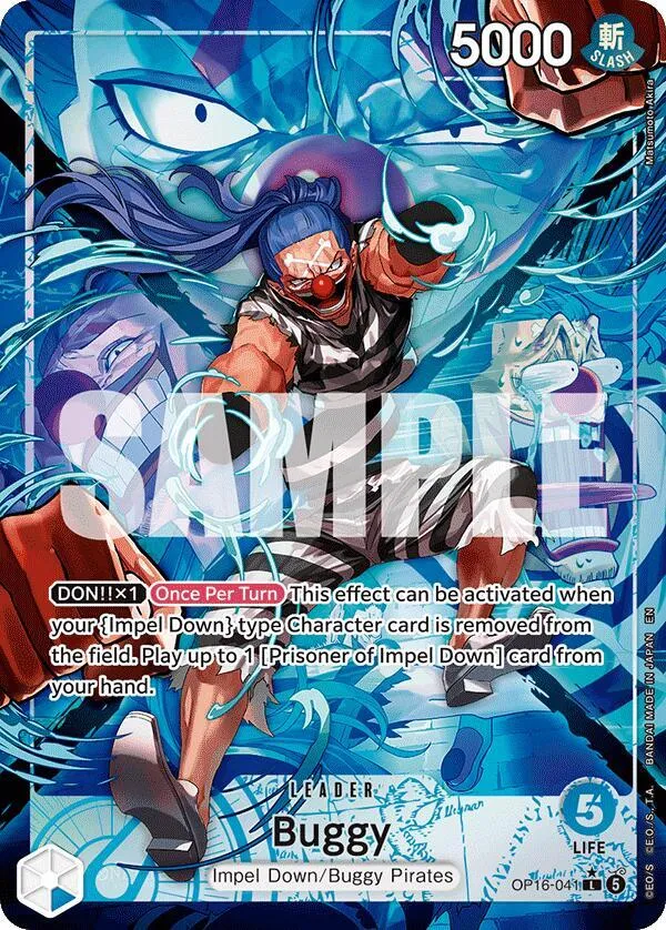 Buggy (041) (Alternate Art) — The Time of Battle — One Piece Card Game