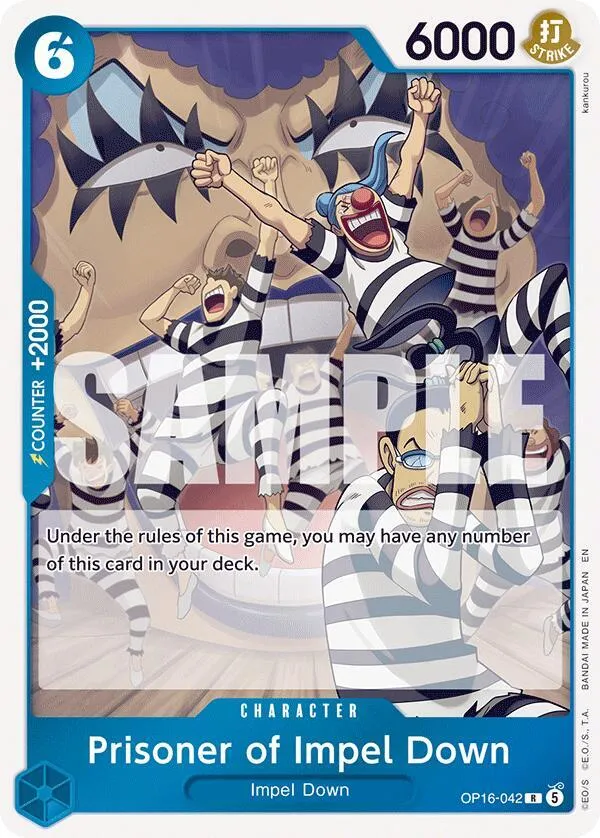 Prisoner of Impel Down — The Time of Battle — One Piece Card Game