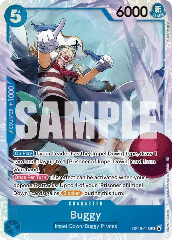 Buggy (048) — The Time of Battle — One Piece Card Game