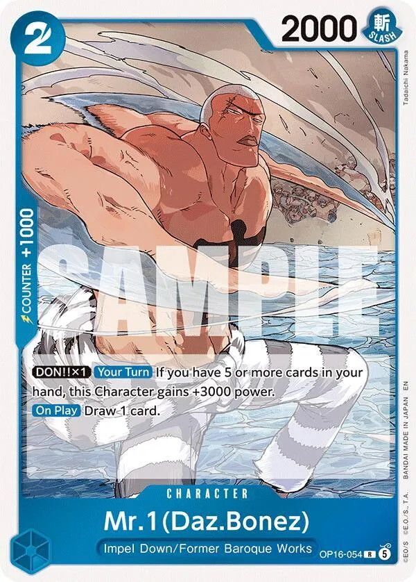 Mr.1(Daz.Bonez) — The Time of Battle — One Piece Card Game