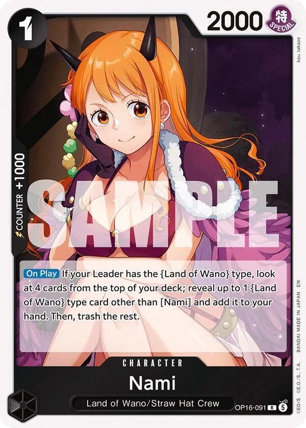 Nami — The Time of Battle — One Piece Card Game