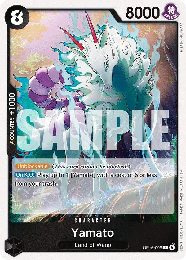 Yamato (096) — The Time of Battle — One Piece Card Game