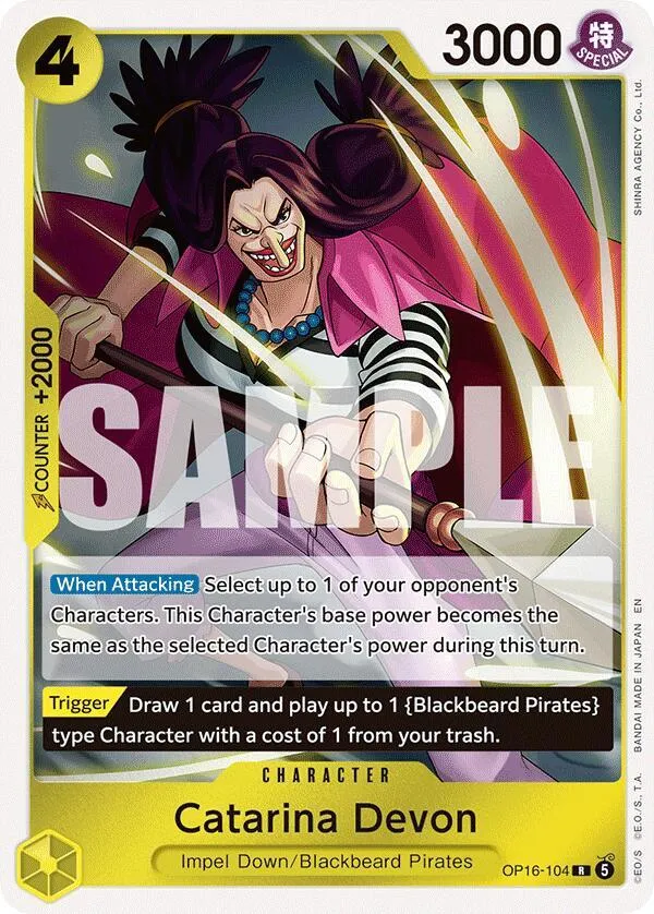 Catarina Devon — The Time of Battle — One Piece Card Game