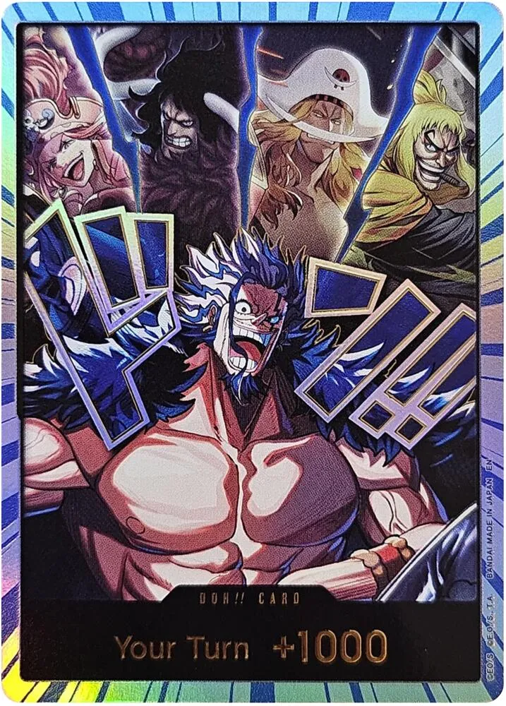 DON!! Card (Alternate Art) (Rocks) (Special Foil) from The World's Strongest Warriors - One Piece Card Game