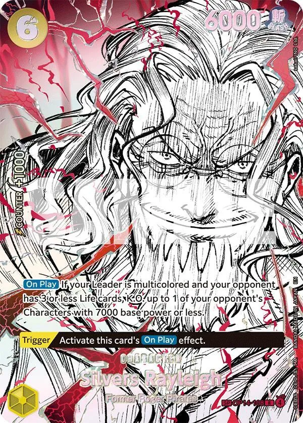 Silvers Rayleigh (OP14-108) (SP) — The World's Strongest Warriors — One Piece Card Game