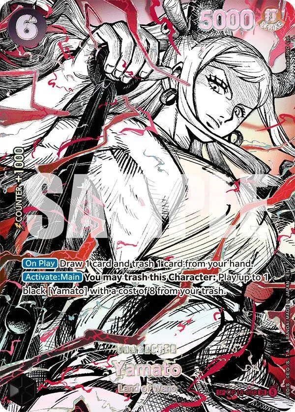 Yamato (OP16-098) (SP) — The World's Strongest Warriors — One Piece Card Game