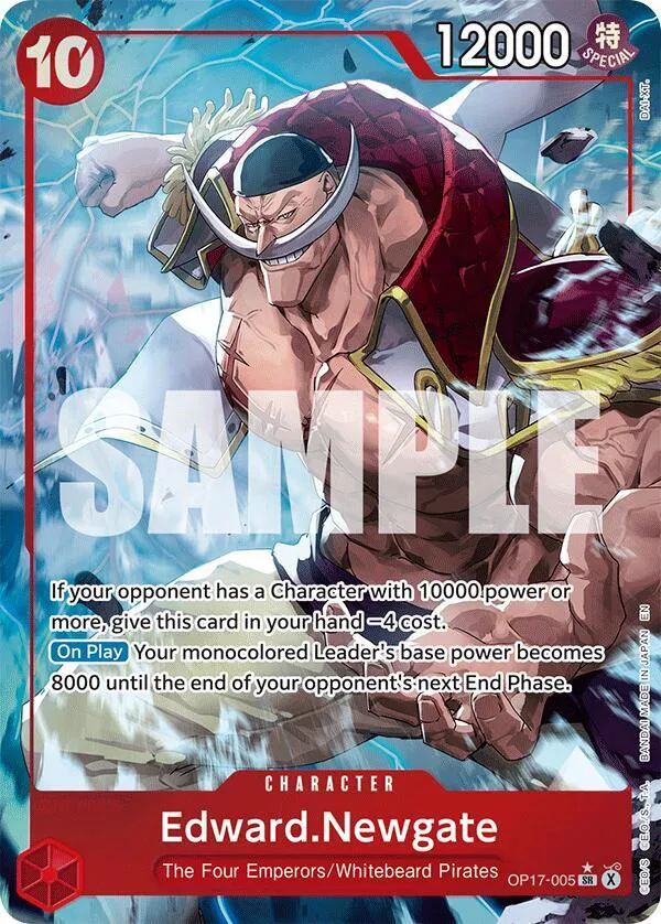 Edward.Newgate (OP17-005) — The World's Strongest Warriors — One Piece Card Game