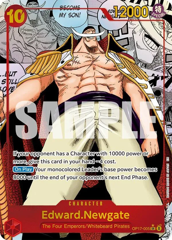 Edward.Newgate (OP17-005) — The World's Strongest Warriors — One Piece Card Game