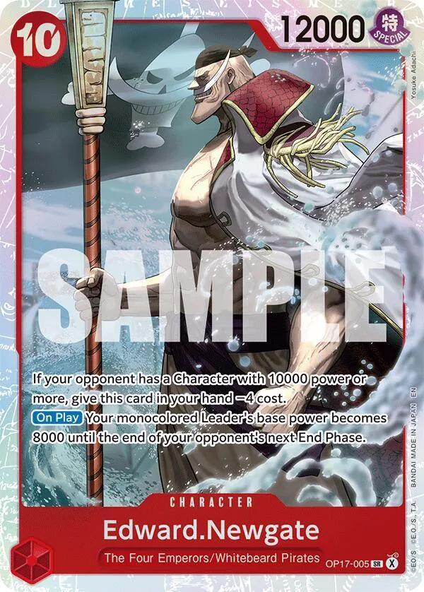 Edward.Newgate (OP17-005) — The World's Strongest Warriors — One Piece Card Game