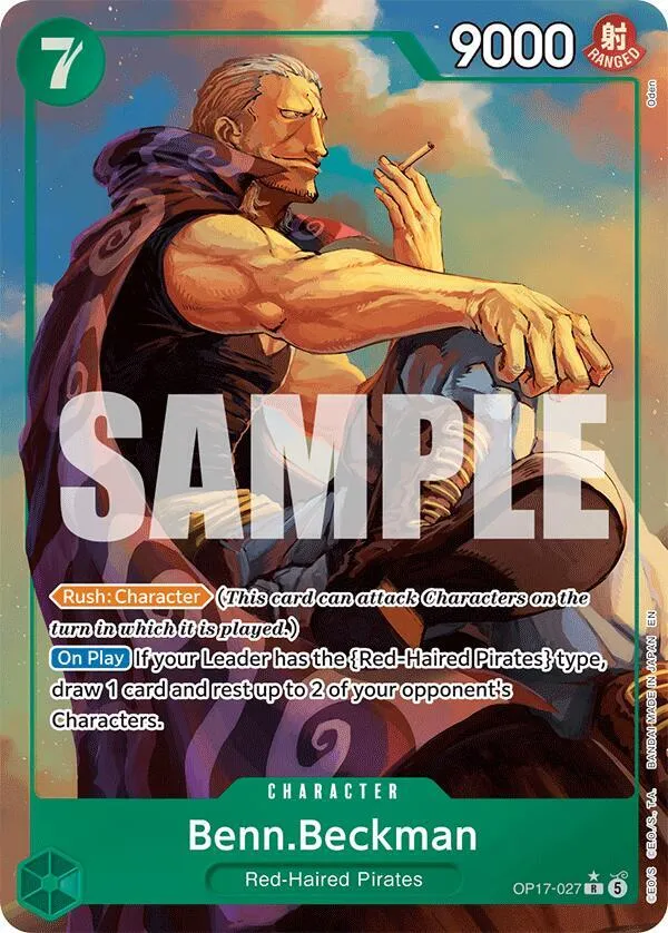 Benn.Beckman (OP17-027) from The World's Strongest Warriors - One Piece Card Game
