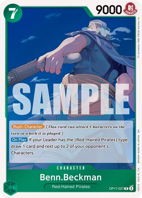 Benn.Beckman — The World's Strongest Warriors — One Piece Card Game