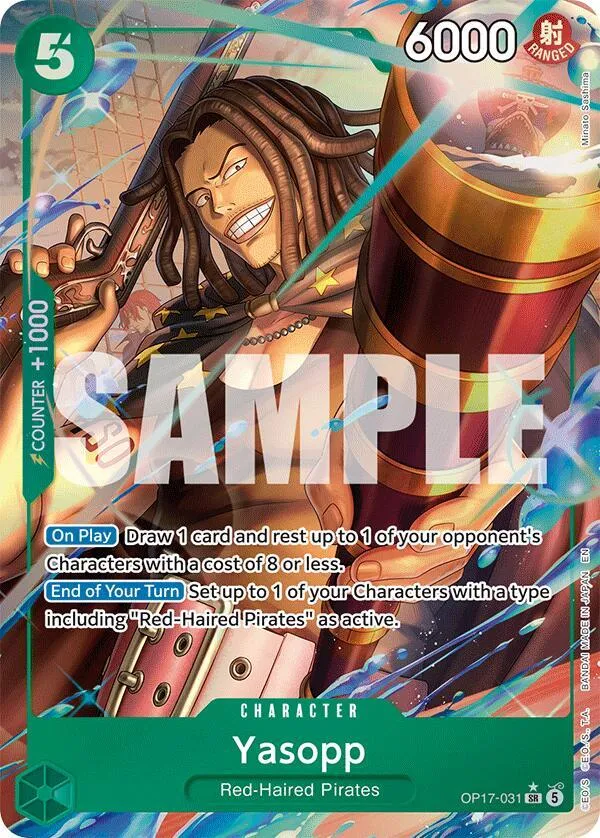 Yasopp (OP17-031) from The World's Strongest Warriors - One Piece Card Game