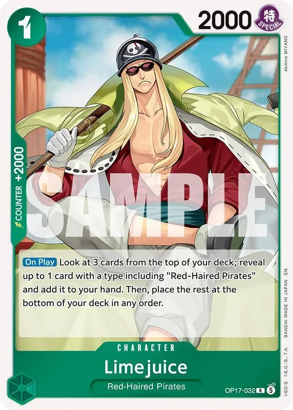 Limejuice — The World's Strongest Warriors — One Piece Card Game