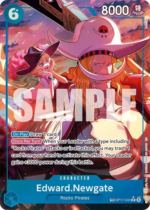 Edward.Newgate (OP17-040) — The World's Strongest Warriors — One Piece Card Game