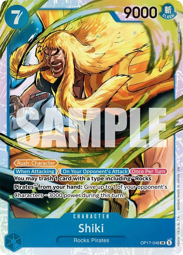 Shiki (048) — The World's Strongest Warriors — One Piece Card Game
