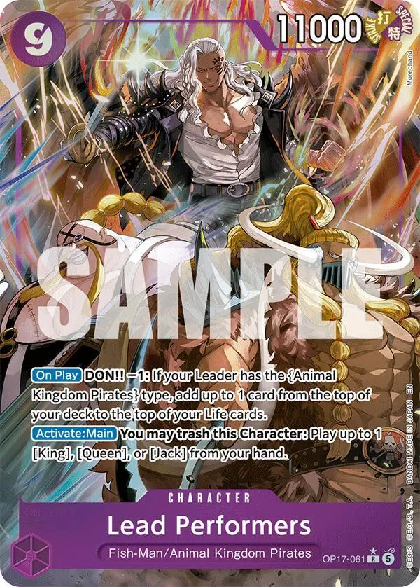 Lead Performers (Alternate Art) — The World's Strongest Warriors — One Piece Card Game