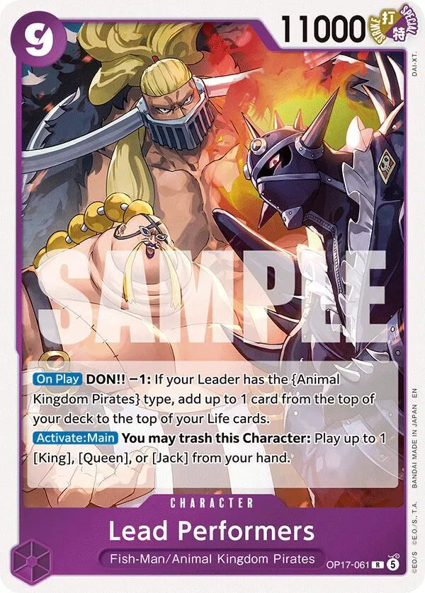 Lead Performers — The World's Strongest Warriors — One Piece Card Game