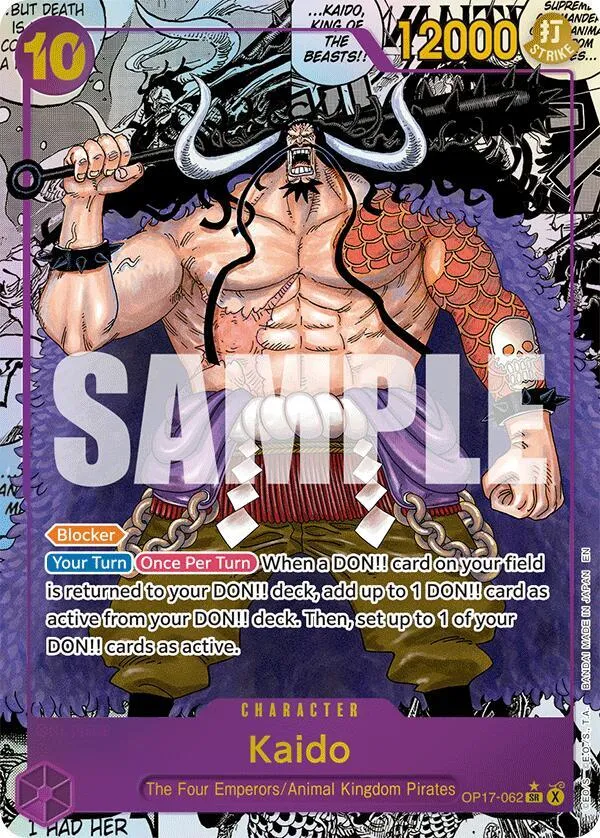 Kaido (OP17-062) — The World's Strongest Warriors — One Piece Card Game