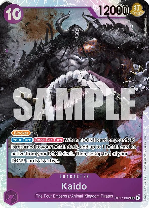 Kaido (062) — The World's Strongest Warriors — One Piece Card Game