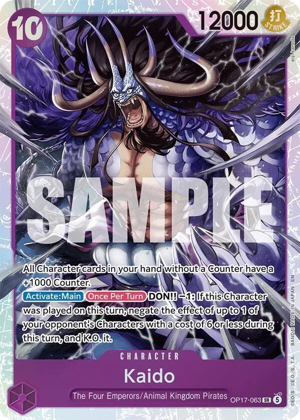 Kaido (063) — The World's Strongest Warriors — One Piece Card Game