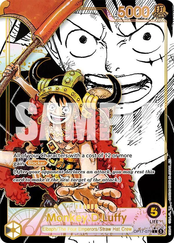 Monkey.D.Luffy (OP17-079) from The World's Strongest Warriors - One Piece Card Game