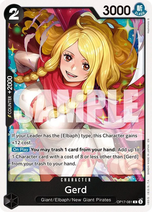 Gerd — The World's Strongest Warriors — One Piece Card Game