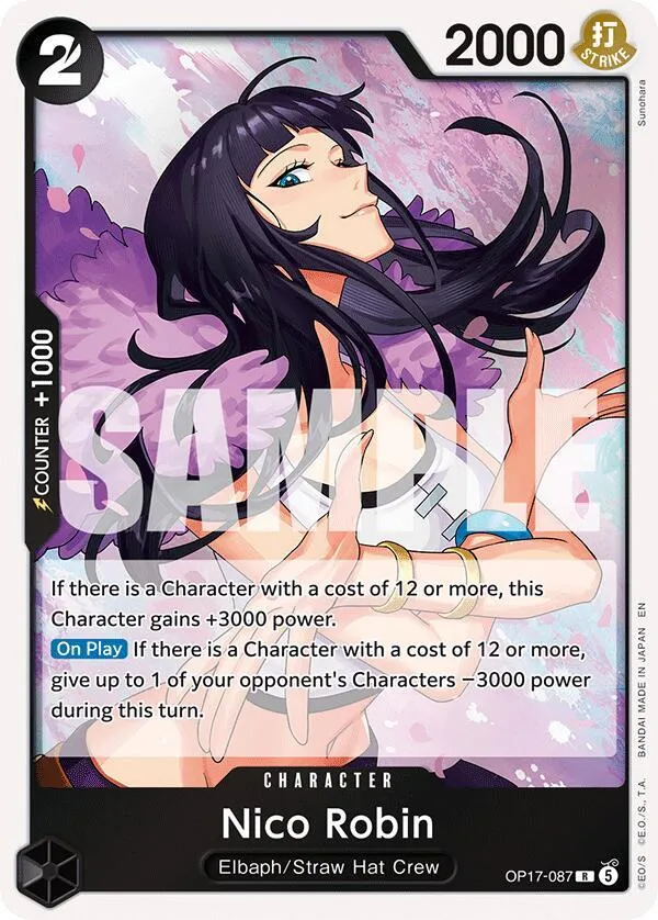 Nico Robin — The World's Strongest Warriors — One Piece Card Game