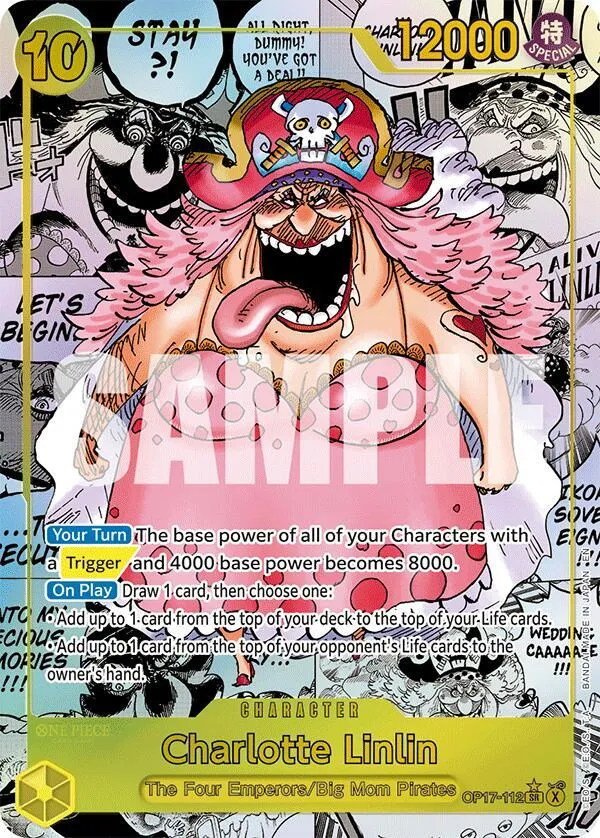 Charlotte Linlin (112) (Manga) — The World's Strongest Warriors — One Piece Card Game