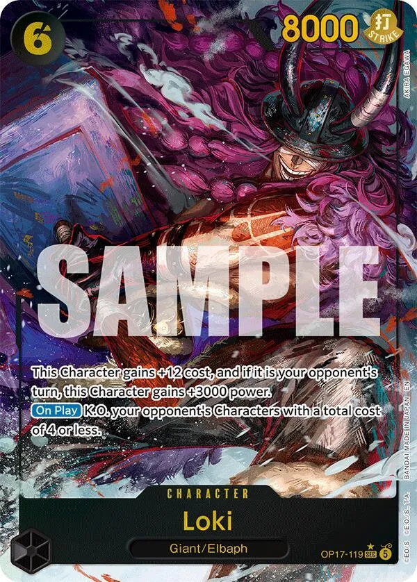 Loki (Alternate Art) — The World's Strongest Warriors — One Piece Card Game