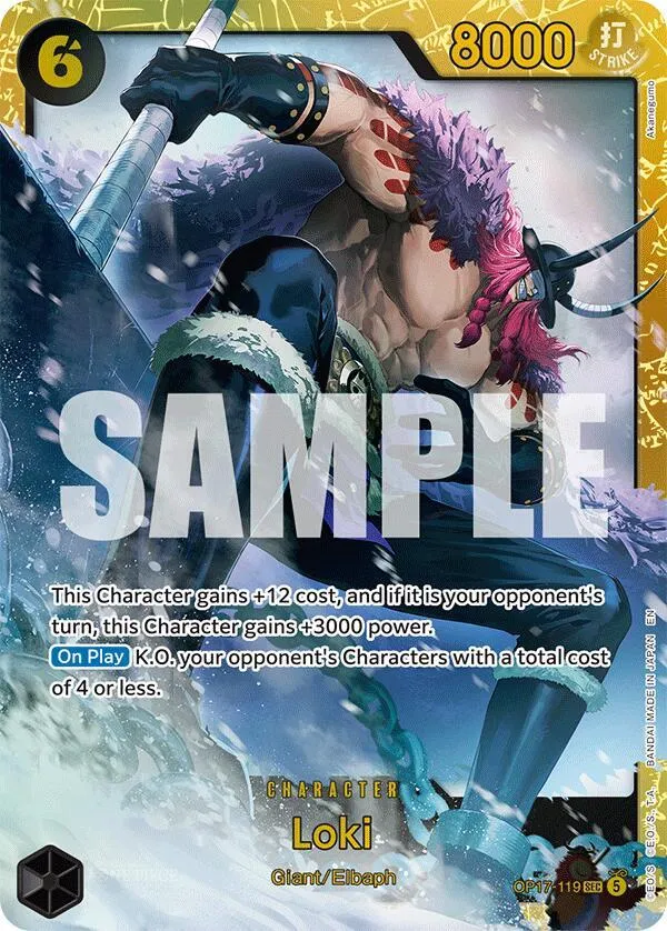 Loki (OP17-119) — The World's Strongest Warriors — One Piece Card Game