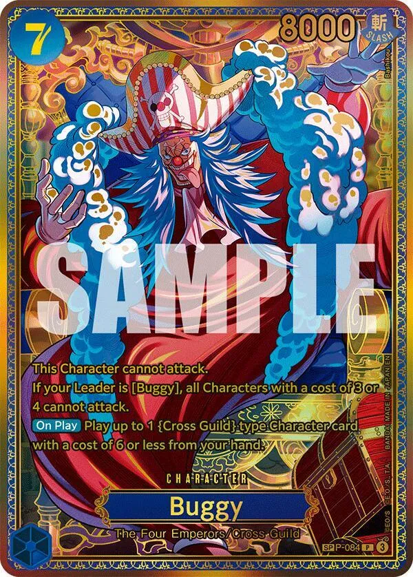 Buggy (P-084) (SP) — The World's Strongest Warriors — One Piece Card Game