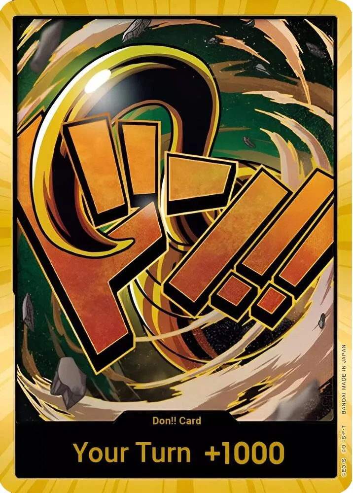 DON!! Card (Crocodile) (Gold) — Premium Booster -The Best- — One Piece Card Game