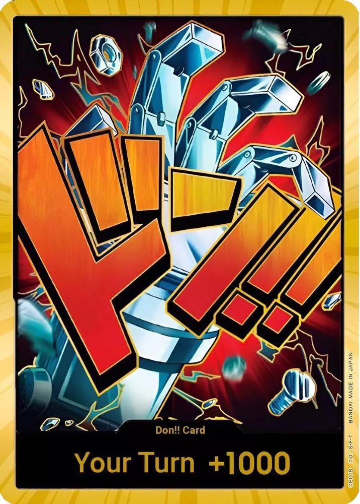 DON!! Card (Eustass "Captain" Kid) (Gold) — Premium Booster -The Best- — One Piece Card Game