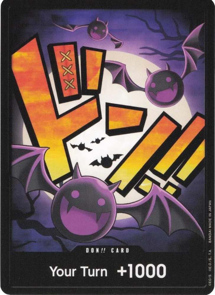 DON!! Card (Gecko Moria) — Premium Booster -The Best- — One Piece Card Game